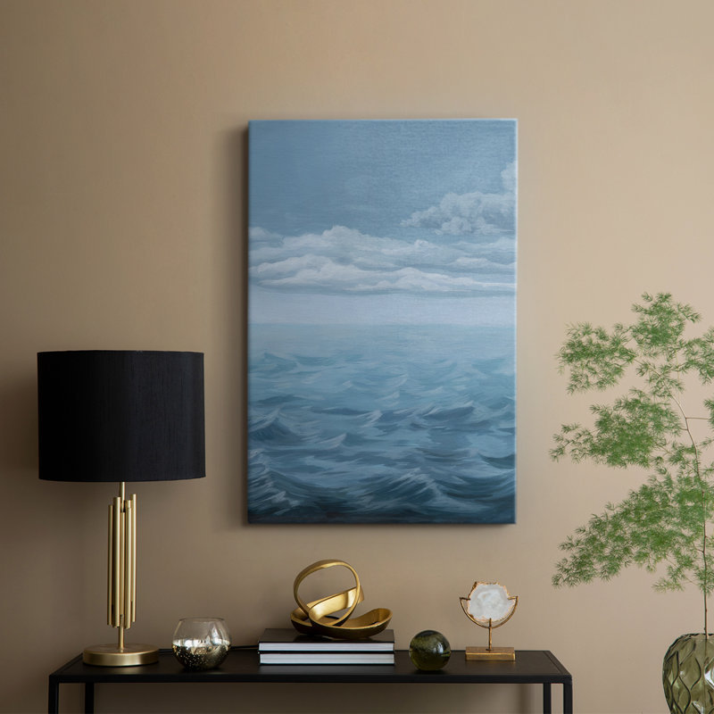 Roiling Sea II -Galery Enveloppé Cavas, H 18 po x l 12 po