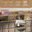 Upholstered Platform Floating Bed with Bookcase Storage Headboard
