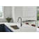 Parma Café Single Handle Pull-Down Kitchen Faucet