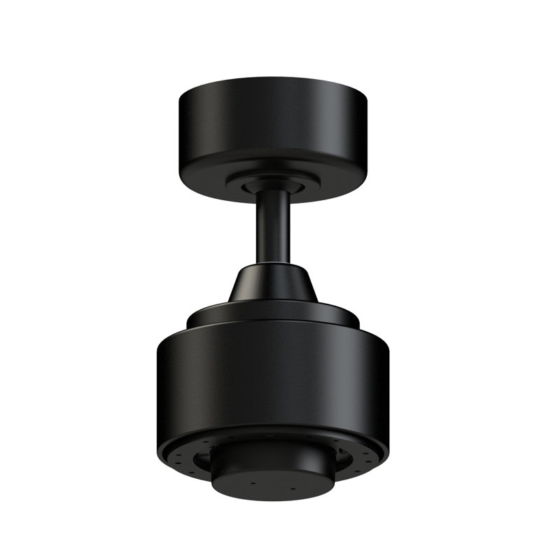 TriAire Custom Indoor/Outdoor Ceiling Fan DC Motor- Black, Black