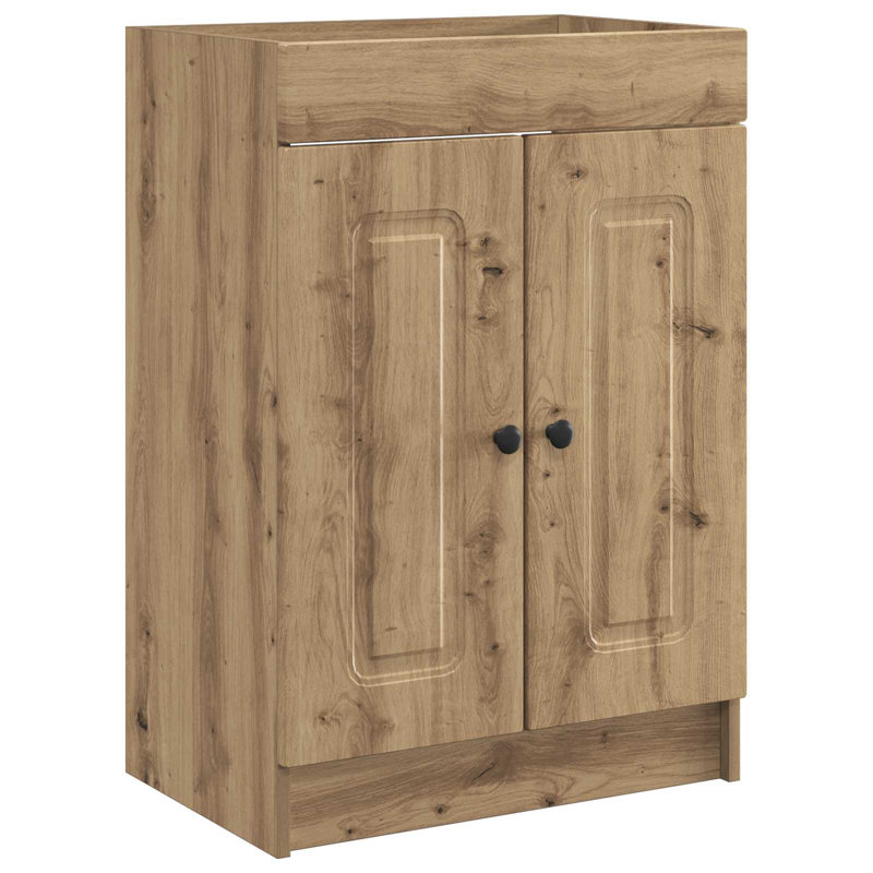 56cm Bathroom Vanity Base Only, Artisan Oak