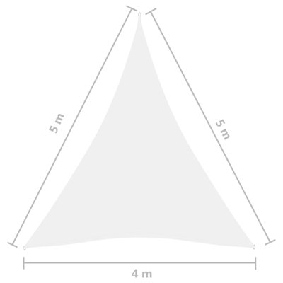 Bekke 4m x 5m Triangular Shade Sail