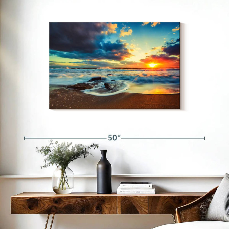 Gillard Beach Sunset Cloudscape, 24" H x 36" W