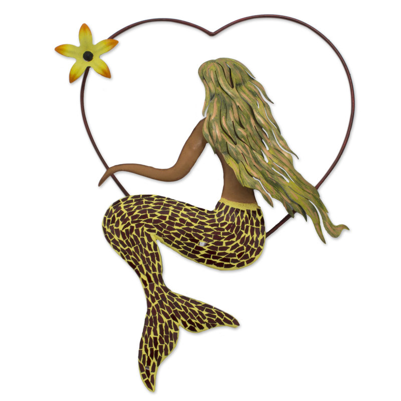Handmade Coastal People Wall Decor on Metal