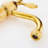 Michigan Houston Marble Deck-Mount Single Handle Gold Bathroom Faucet – Elegant Single-Hole Design