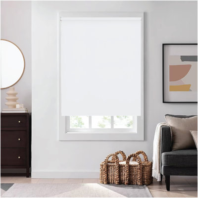 Thermal Blackout Roller Blind - Trimmable Cut to Size - Heavy Duty Metal Tube
