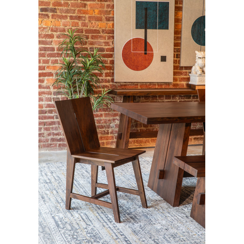 Acadia Dining Chair, Brown Wood