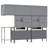 Corner Table Set Of 9 Steel, Standard-1241473389