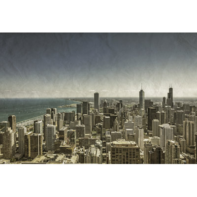 Chicago Downtown View - Wrapped Canvas Print