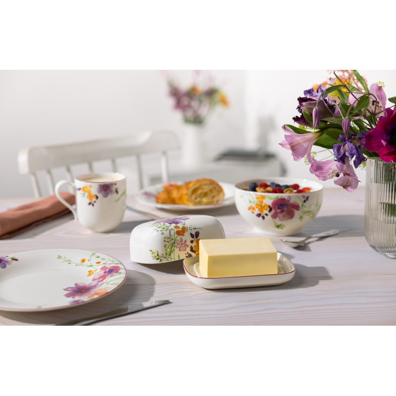 Villeroy & Boch - Beurrier avec couvercle Mariefleur