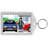 Personalized Name That Toon Car Sales Female Rhinestone Bordered Key Chain-106949927