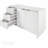 Granville 55" Modern Solid Wood Sideboard with 3 Drawers and 3 Shelves in White-1960581571