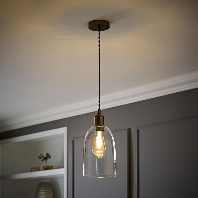 Alicemae 1 - Light Brushed Brass Pendant