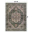 Tapis rétro vert antidérapant lavable à la machine Vintage Medallion-103546212-103546214