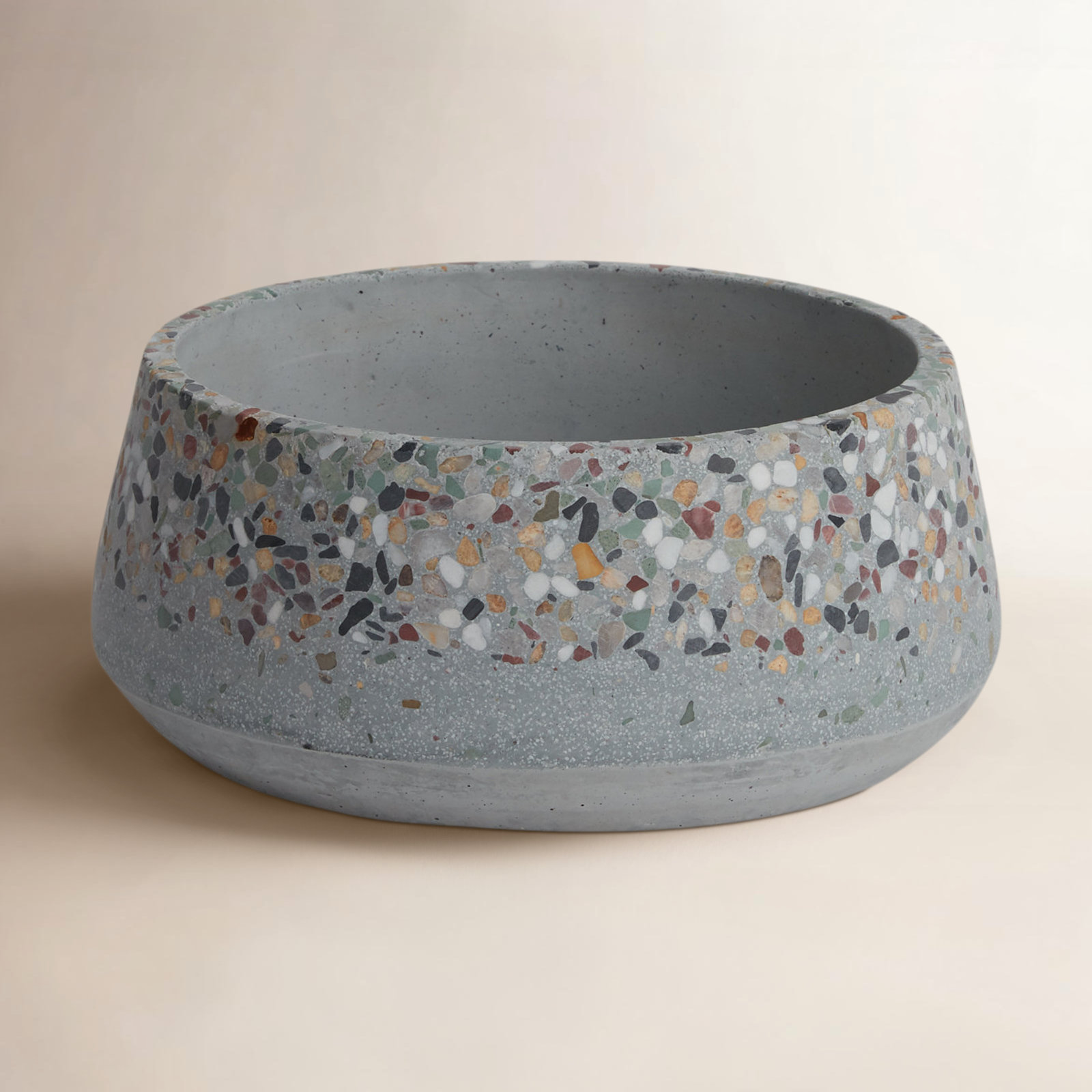 Aniya Handmade Ceramic Pot Planter, 3.25" H x 8" W x 8" D