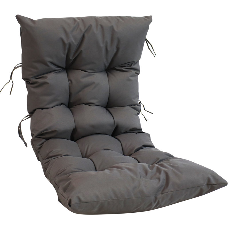 Coussin de remplacement pour chaise d'extérieur, Gris