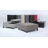 Harrison 36"W Upholstered Vegan Leather Transitional Square Lift-Top Ottoman with Hidden Storage-1296946947