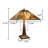CHLOE Lighting FIRMAN Tiffany-Style 2-Light Mission Table Lamp 16" Shade