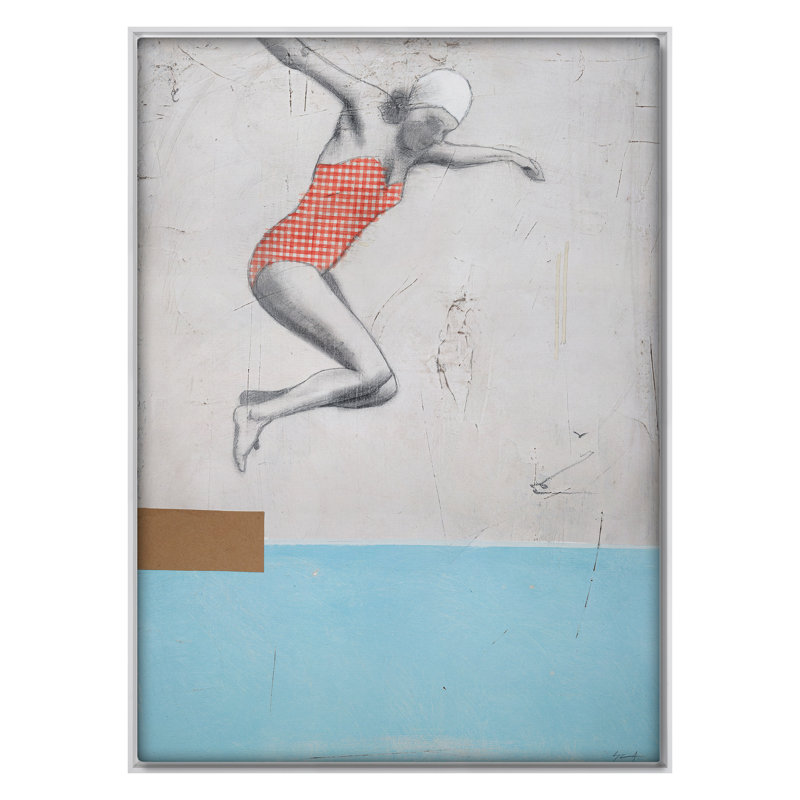 «Fall 2021 Make A Splash 2», reproduction encadrée sur toile par Stefano Altamura, H 48 po x l 35 po