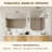 Rectangular Bathroom Vanity Mirror with Scalloped Corners – Stainless Steel Frame-1392724902-1408244798