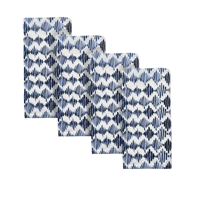 Lenox Blue Bay Diamond 19"x19" Napkins 