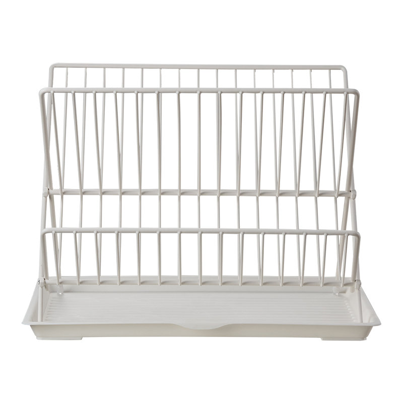 Adjustable Countertop Dish Rack, Satin Nickel