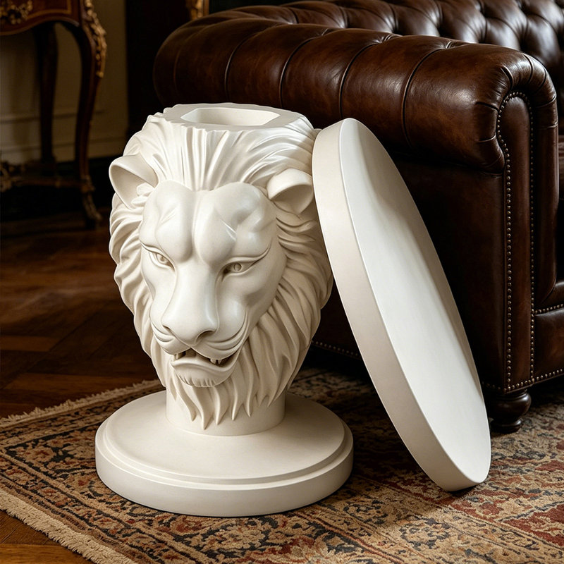 Table de bout 15,5 po avec plateau amovible Majestic Lion