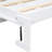 White Twin Bed With Charging Surrogate, Drawer, And Storage - Pine Wood Structure Hue Station, Rustic Feel Made Of-1265727583