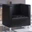 Fauteuil cubique en similicuir-188701282