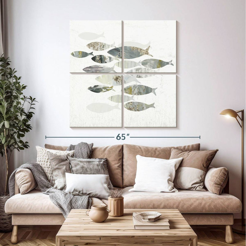 Brampt Gone Fishing II, 45" H x 45" W