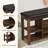 Solid Wood Shoe Bench,wood Storage Rack Organizer With High Rebound Sponge Cushion And Hidden Storage-35000930