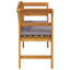  Banc avec finition à l'huile naturelle 44,88 po x 18,11 po x 32,48 po-1770156134
