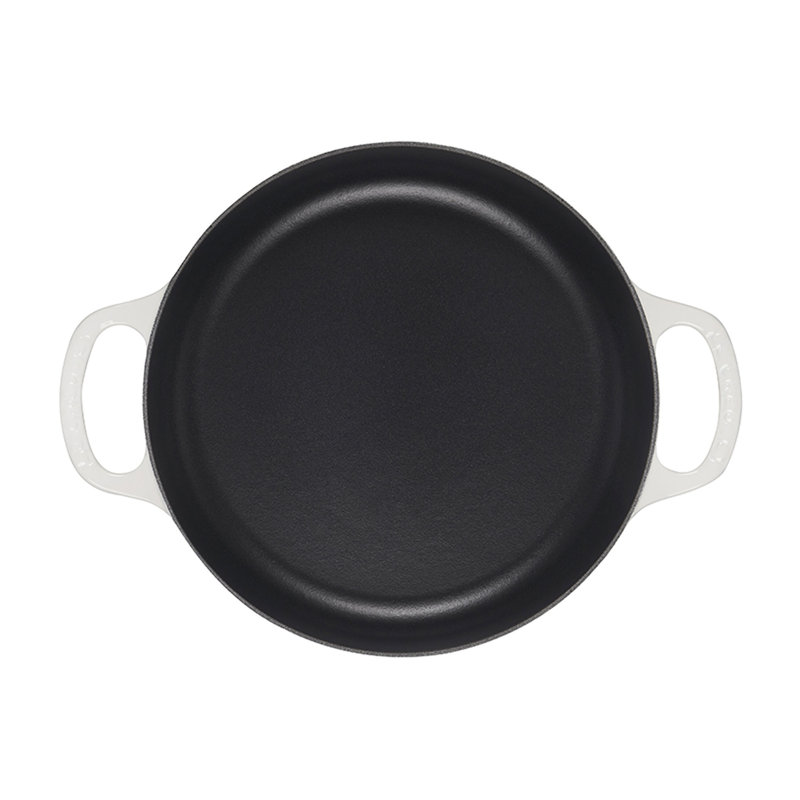 Signature Enameled Cast Iron 11" Everyday Pan, White