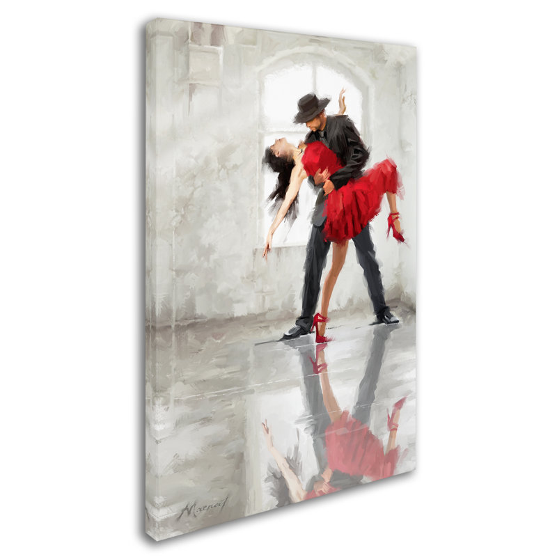 « passion », reproduction sur toile tendue, H 19 po x l 12 po x P 2 po