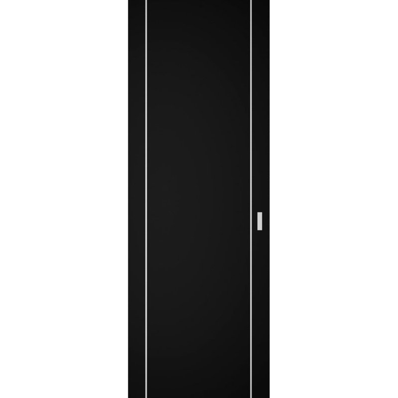 Grange cachée | Planum 0410 | Portes robustes à finition moderne | Ensemble coulissant Magic, 30 po x 96 po
