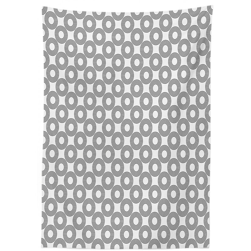 Circle Tablecloth, 84" L x 60" W