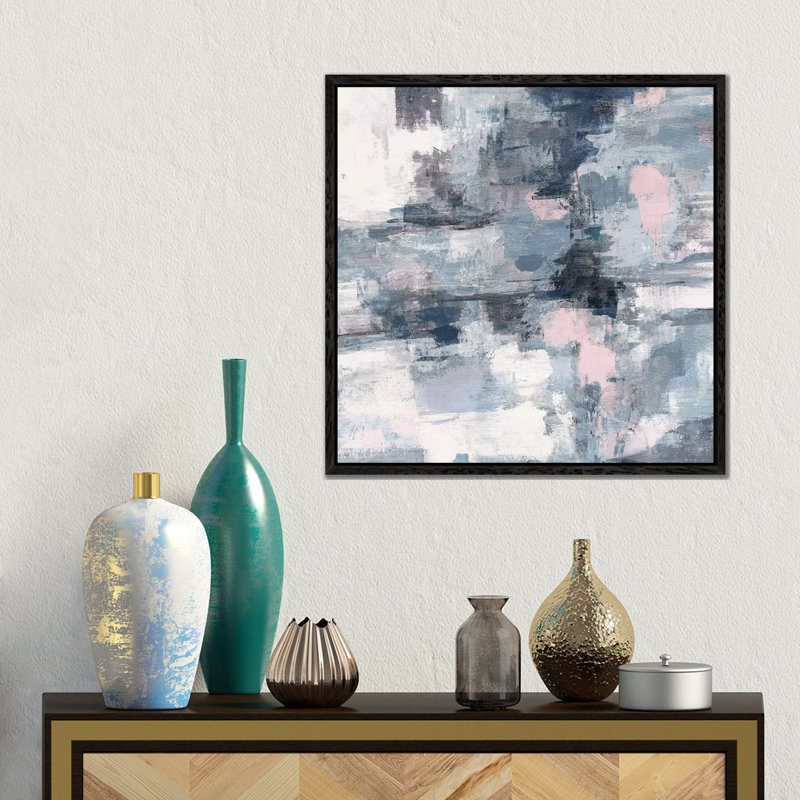 In The Clouds Neutral Pink Crop by Silvia Vassileva - Gallery-Wrapped Canvas Giclée on Canvas, 45.72 cm H x 45.72 cm W