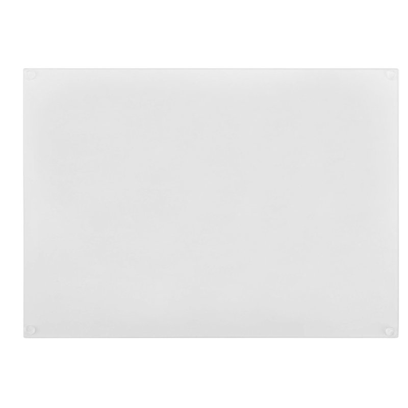 Tempered Glass Sharp Edges Chopping Board, 39 cm W x 28.5 cm L