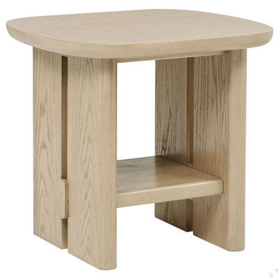Table de bout carrée avec tablette Coastal