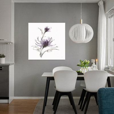 «Midnight Mum III», art contemporain de fleurs de chrysanthème