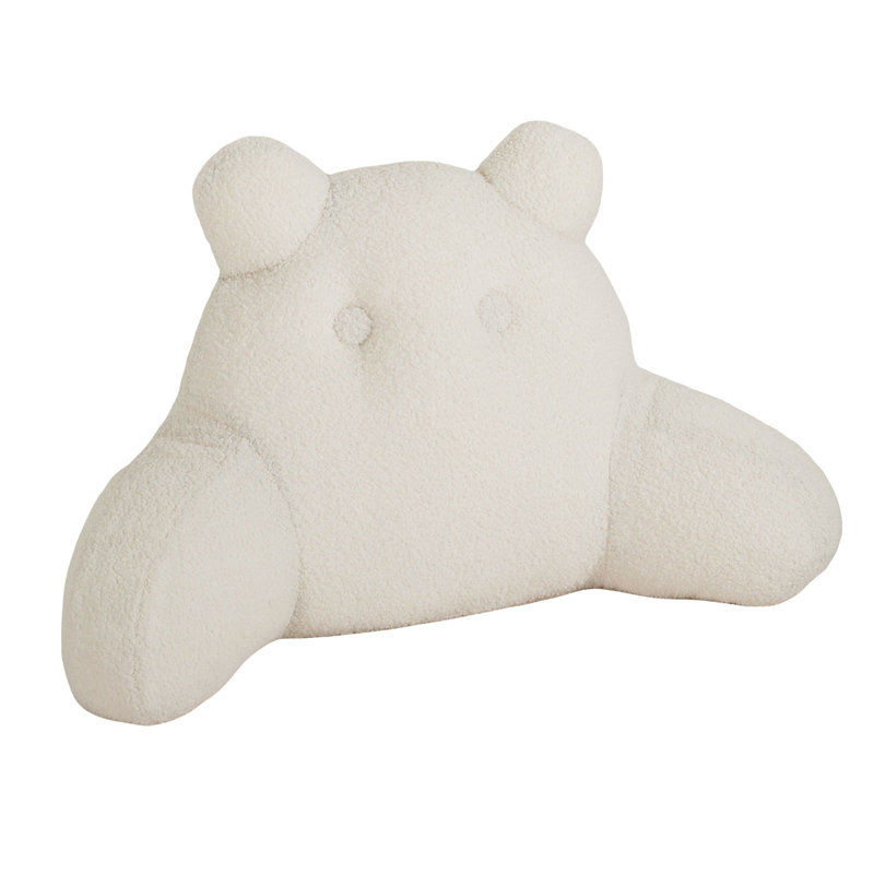 Velvet Throw Pillow, White