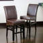 Tabourets de bar d'une hauteur de 25,5 po, structure en bois-791347321-791347314