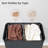 Double Laundry Hamper, 136L Laundry Sorter With Lid And Removable Bags, Clothes Hamper, Large 2 Section Clothes Basket With Handles For Small Space, Dorm, Closet, Bathroom, Black-1540850772
