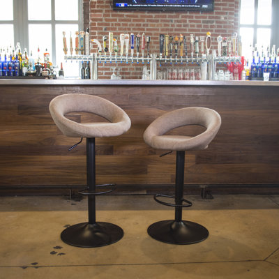 Dieng Nikolov Swivel Adjustable Height Bar Stool