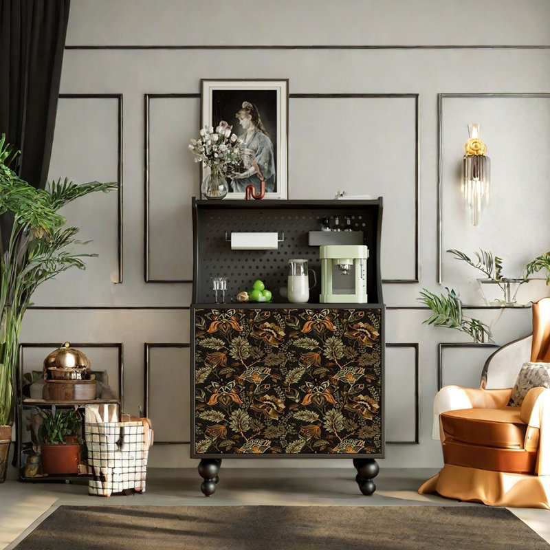 Armoire moderne et intégrée, Noir, noir, noir, noir