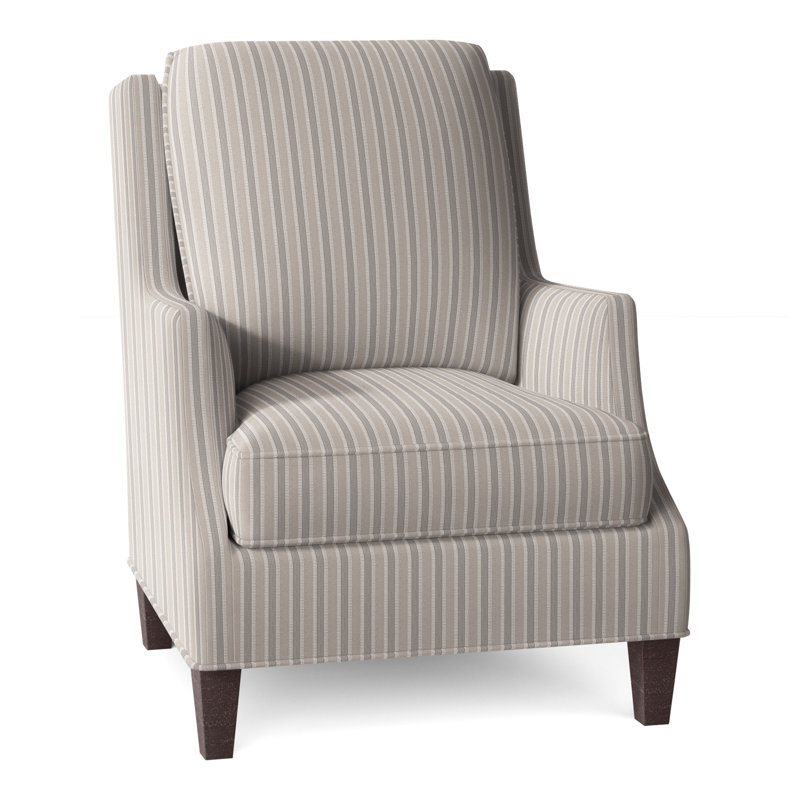 Fauteuil l 31,5 po Savannah, Montego Bay, Perigold Piccadilly rayé patiné