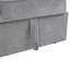 Canapé-lit modulaire convertible en L de L 83,9 po avec couchettes coulissantes doubles, table rabattable, ports USB, porte-gobelet et rangement-1869780945