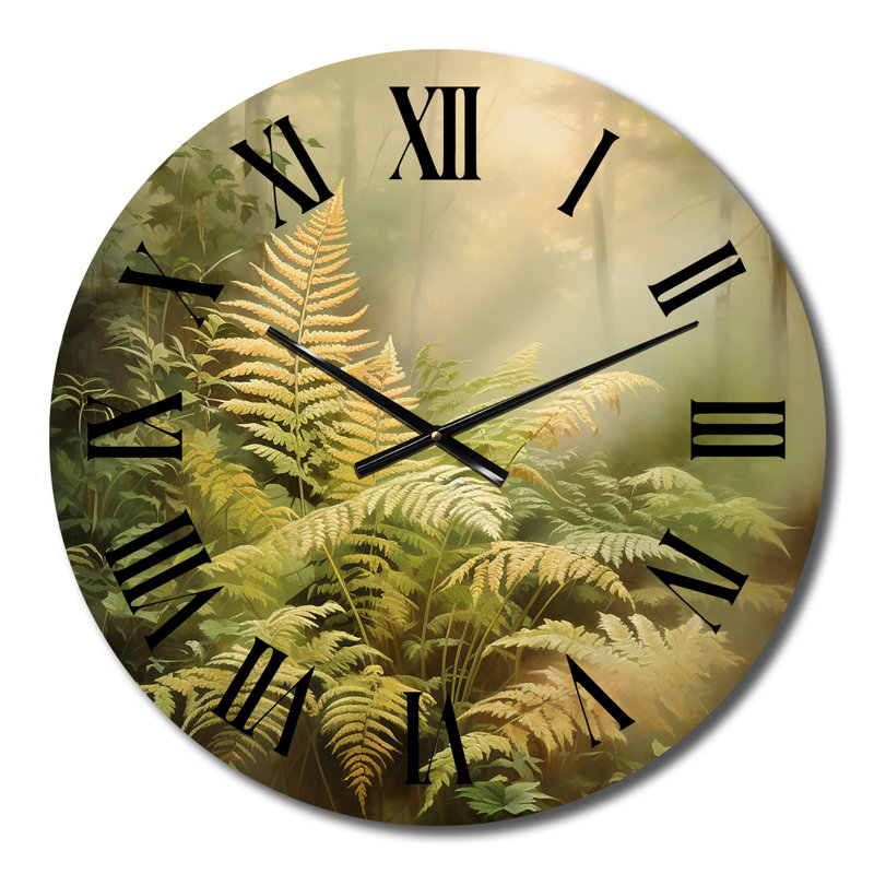 Corneille - Horloge murale florale, Petit
