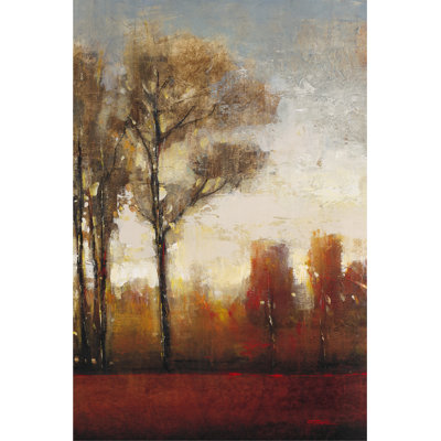 Tall Trees II - Wrapped Canvas Painting