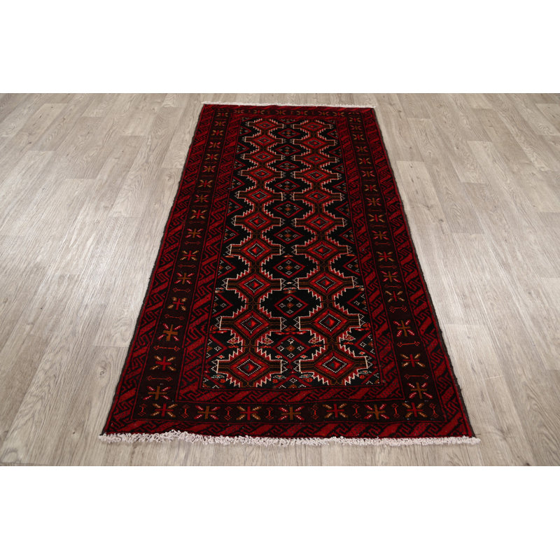 Tapis oriental géométrique 3 x 6